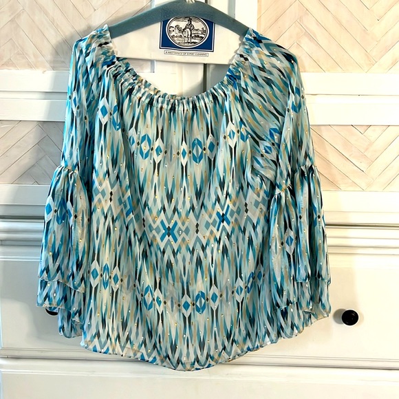 WHBM frilly sleeve blouse - Picture 2 of 2